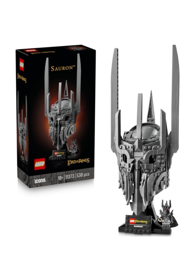 LEGO® Icons Yüzüklerin Efendisi: Sauron'un Miğferi 11373 - Yetişkinler için Minifigür İçeren Yaratıcı Model Yapım Seti (538 Parça)