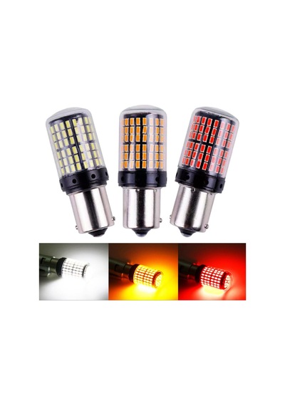144 Led Tek Duy Oto Led Ampülü Kırmızı Güçlü Işık Tak Kullan 2 Adet
