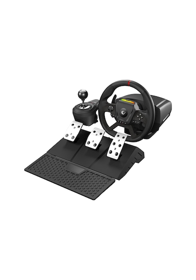 Rampage Pace V987 Force Feedback 3 Pedallı - El Vitesli Gaming Oyuncu Direksiyonu Direksiyon Seti Sadece Pc Uyumlu