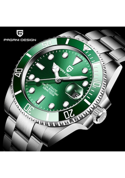 Pagani Design Pd-1661 Submariner 40mm Otomatik Mekanik Kol Saati Paslanmaz Çelik Dalgıç Saat Safir Cam Erkek Saati Yeşil Diğer Pagani Design Pd-1661 Submariner 40mm Otomatik Mekanik Kol Saati Paslanmaz Çelik Dalgıç Saat Safir Cam Erkek Saati Yeşil Diğer