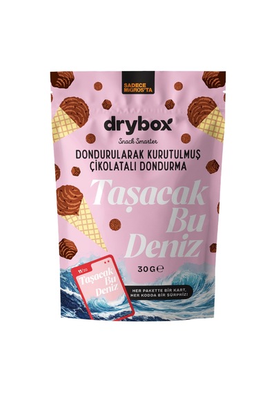 Drybox Dondurularak Kurutulmuş Çikolatalı Dondurma 30 G - 4 Adet Tarı