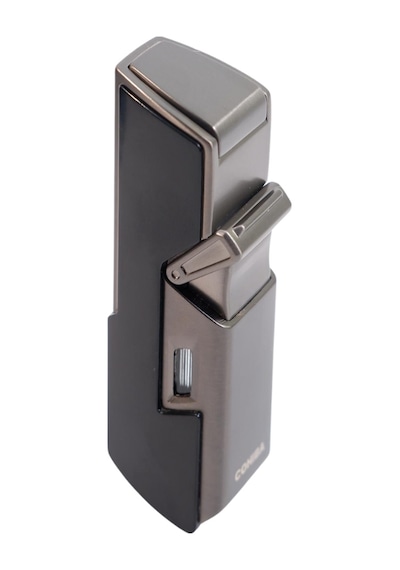 Cohiba Tek Torch Pürmüz Delici İğneli Siyah Metal Puro Çakmağı - Tr9594