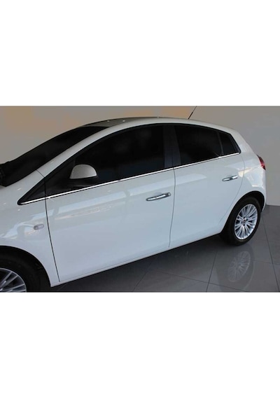 Fiat Bravo Krom Cam Çıtası 6 Parça Paslanmaz Çelik 2008 ve Sonras
