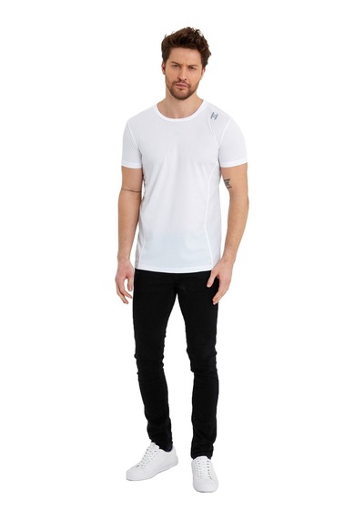 Erkek Spor Reflektör Baskılı Polyester Tişört 001