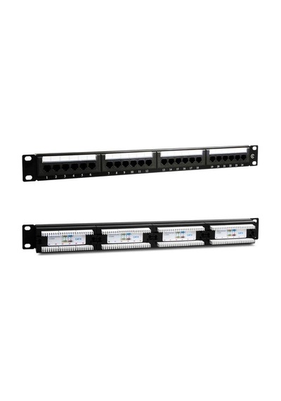 Herz Cat6 Patch Panel Full 24 Port Utp