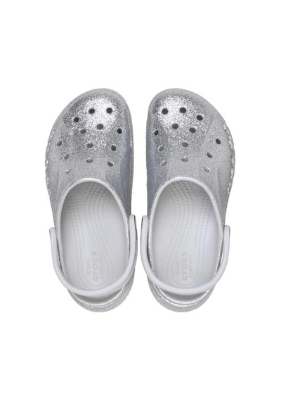 Crocs Baya Platform Glıtter Kadın Terlik 208459-040 Gri
