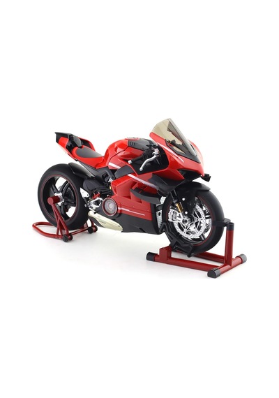 Xlg Ducati Superleggera V4 1:7 Ölçek Metal Koleksiyon Motosiklet Işıklı Sesli Egzoz Duman Efektli Model
