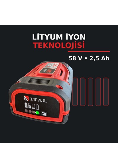 Ital Cs160li 58v 2.5 Ah Li-ion Akü Hyundai Hyc60 Uyumlu