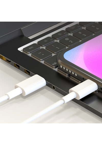 Micflip A01 Type-c To Type-c Pd Data Ve Şarj Kablosu 1.2m Beyaz
