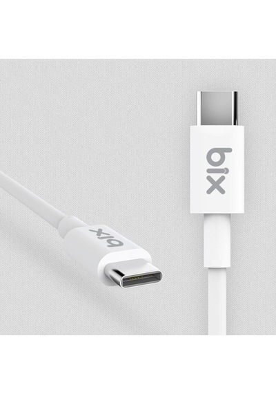 Bix BX-UC02C 60W Type-C to Type-C Hızlı Şarj ve Data Kablosu 1 Me Bix BX-UC02C 60W Type-C to Type-C Hızlı Şarj ve Data Kablosu 1 Me