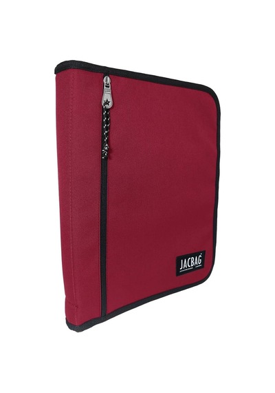 Jacbag Organizer Fermuarlı Dosya Çanta A4 Kırmızı