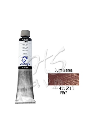 Van Gogh Yağlı Boya 200 ML Seri:1 No:411 Burnt Sienna