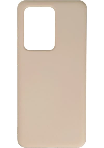 Newface Samsung Galaxy Uyumlu S20 Ultra Kılıf Nano İçi Kadife Silikon Glblseme - 93 - Pudra