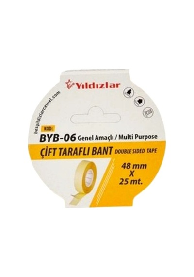 Yıldızlar Çift Taraflı Bant 45mmx25m - 2 Adet