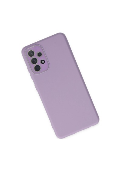 Cosmotex Newface Samsung Galaxy Uyumlu  A53 5g Kılıf Lansman Glass Kapak - Lila