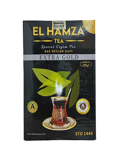 El Hamza Tea Extra Gold 1 Adet 800 Gr'lık Ithal Çay %100 Special Saf Seylan Çayı