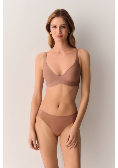 Suwen Invisible Lazer Kesim Balensiz Dekolteli Sütyen Sw5989272 Nude