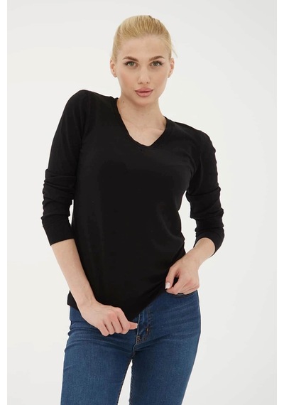 Fashion Friends Kadın Kazak Siyah 24k0778k1 25ke21000001 E2105 Siyah