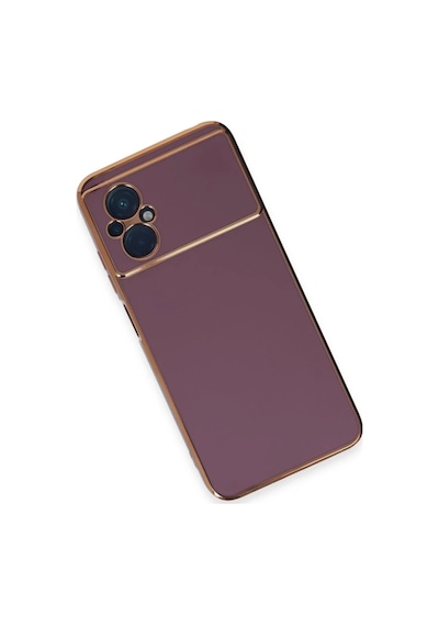 Xiaomi Poco M5 Uyumlu Kılıf Volet Silikon - Mor