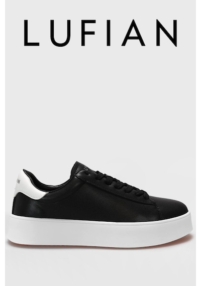 Lufian 111230254 Anton Sneaker Erkek Deri Ayakkabı Siyah