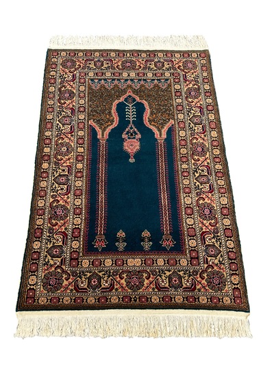 El Dokuma Bünyan Halısı Seccade 90x140 Su Yeşili Yün Namazlık El Dokuma Bünyan Halısı Seccade 90x140 Su Yeşili Yün Namazlık