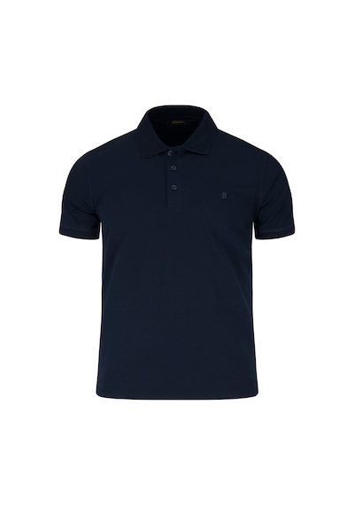 Hatemoğlu Lacivert Regular Fit Polo Yaka Pamuklu Tişört