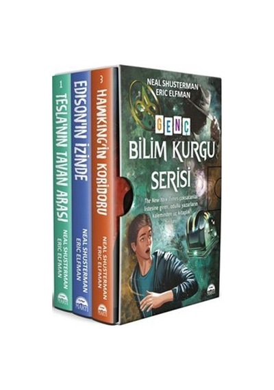 Genç Bilimkurgu Serisi Seti - 3 Kitap Takım - Kutulu - Eric Elfman - Martı Yayınları