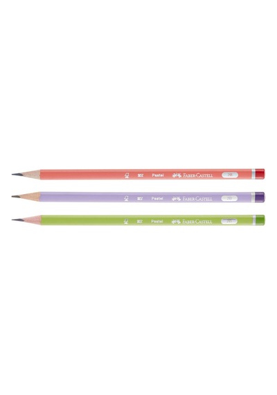 Kurşun Kalem Pastel Mercanlı 2b Üçgen 12'li 5244321605000 Gri