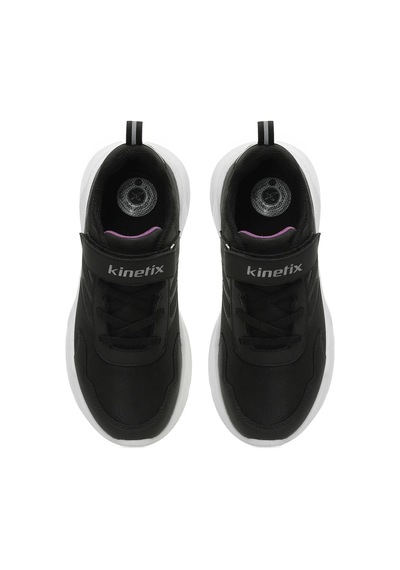 Kinetix 101741864 Rugos Pu J Siyah-mor Gümüş Kız Çocuk Spor Ayakk Siyah