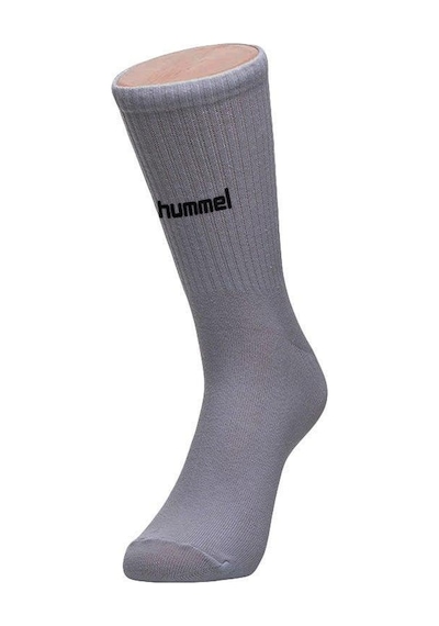 Hummel Maxi Antrenman Çorabı Kısa Gri Beyaz