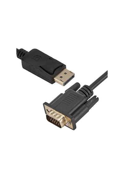 Maxgo 3001 Display Port To Vga Kablo Display Vga Dp To Vga 1.8m Displayport Erkek Vga Erkek Kablo
