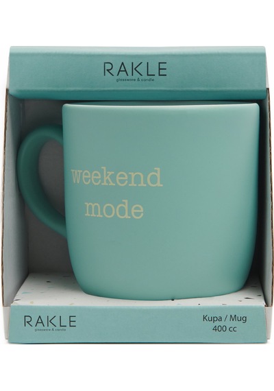 Raklee Weekend Mode Kupa - Mavi - 400 Ml Renkli