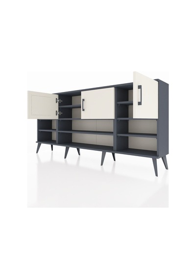 Arges Konsol 9 Raflı 3 Kapaklı 176x30x83 Antrasit-aytaşı/antrasit Aytaşı/antrasit Arges Konsol 9 Raflı 3 Kapaklı 176x30x83 Antrasit-aytaşı/antrasit Aytaşı/antrasit
