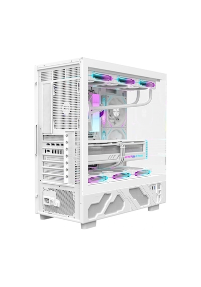 Dragos Basalt Pro V2 Beyaz Temperature 6x Argb Fan 600w 80+ Matx Bilgisayar Kasası