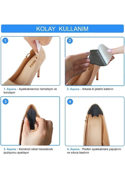 Active Team SP04 - Yapışkanlı Bilek Koruma Topuk Vurma Önleyici Ped