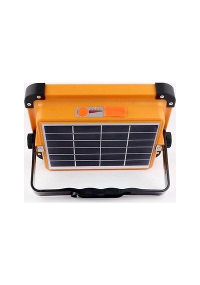 Ct-4698 Taşınabilir Solar Projektör Ip44 Güneş Enerjili 3 Renk Modu Dimmerli Ve Şarjlı Led Işık