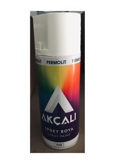 Akçalı Mat Beyaz 501 Alüminyum-ahşap-plastik-demir-metal-sprey Boyama 400 Ml Akçalı Mat Beyaz 501