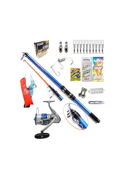 Sea Power 60 Discovery Continental 420cm 50-100gr Profesyonel Surf Kıyı Olta Takımı Seti