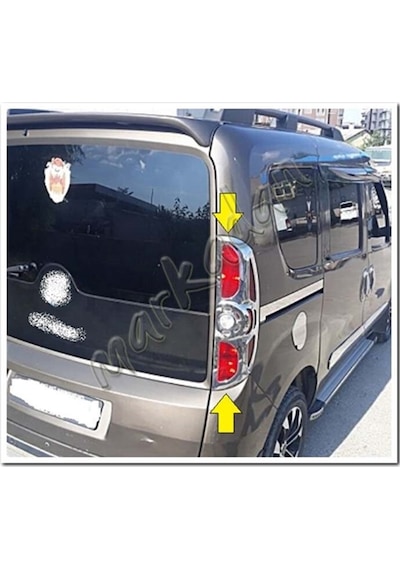 Woc Chrome Opel Combo Krom Stop Çerçevesi 2011-2018 2 Parça Abs  K