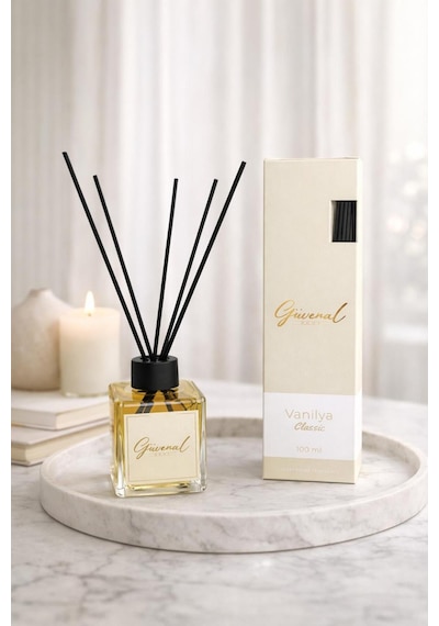 Gvnl Aura Serisi Bambu Çubuklu Oda Kokusu 100 Ml - Vanilya Vanilla