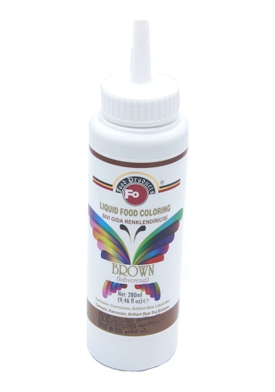 Fo Sıvı Gıda Boyası Kahverengi 280 ML