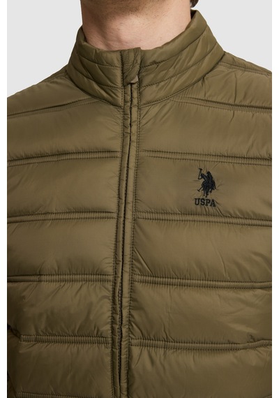 U.S. Polo Assn. Erkek Koyu Haki Yelek 50328196-vr111