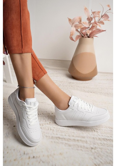 Nesilshoes Darkstep 158 Beyaz Unisex Sneakers