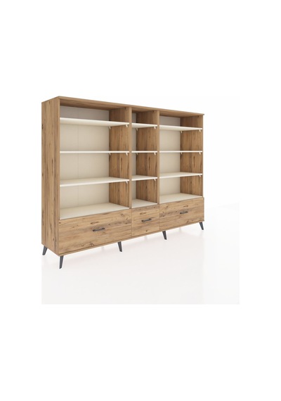 Hyperion Dolap 12 Raflı 3 Çekmeceli 220x44x163 Çam-aytaşı/çam Aytası/atlas Çam - Atlas Çam Hyperion Dolap 12 Raflı 3 Çekmeceli 220x44x163 Çam-aytaşı/çam Aytası/atlas Çam - Atlas Çam