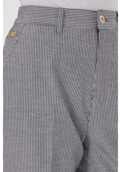 U.S. Polo Assn. Kadın Lacivert Çizgili Keten Karışımlı Carrot Fit Kanvas Pantolon 50309090-VR033 U.S. Polo Assn. Kadın Lacivert Çizgili Keten Karışımlı Carrot Fit Kanvas Pantolon 50309090-VR033