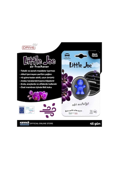 Little Joe Membrane Araba Kokusu Black Velvet Siyah Kadife