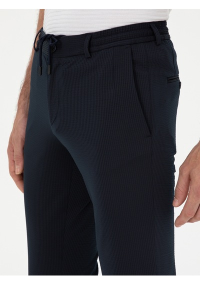 Cacharel Lacivert Slim Fit Pantolon