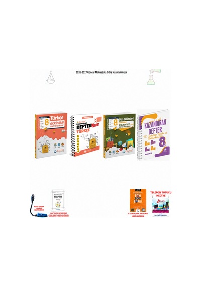 Çanta 8. Sınıf Lgs Tüm Dersler 122 4 Kitap Seti