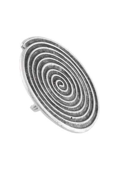 Kadın Antik Gümüş Kaplama Ayarlanabilir Spiral Yüzük N11.11426 Gümüş