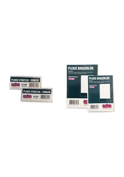Lamiess K-1128 148x210 MM Pleksi Afiş Koruma Kabı 20'li